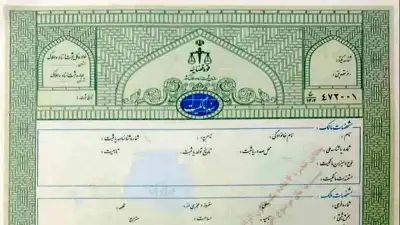 تصویر سند تک برگ جدید (سبز رنگ)