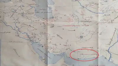 مکران روی نقشه