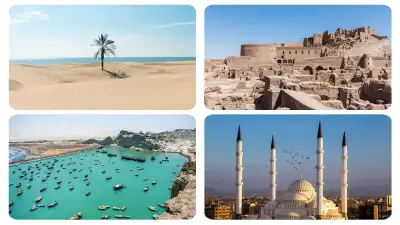 تصویر تعدادی از جاهای دیدنی استان سیستان و بلوچستان