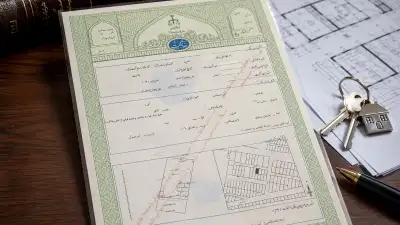 سند اعیانی صادرشده برای بنای احداث‌شده روی زمین اوقافی