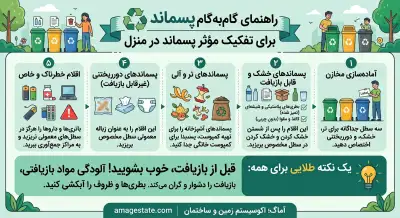 روش تفکیک زباله در مبدأ