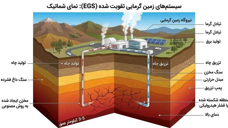 سیستم زمین گرمایی تقویت شده ESG