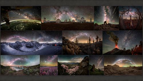 ۲۵ عکس شگفتانگیز کهکشان راه شیری در سال ۲۰۲۵