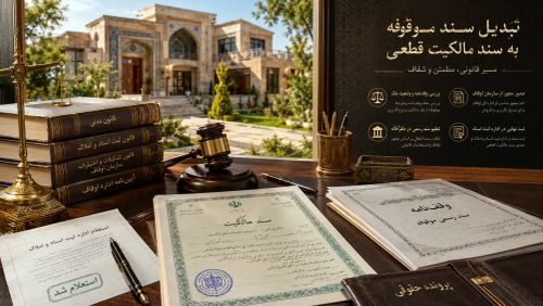 تبدیل سند وقفی به سند ملکی؛ شرایط،مراحل و محدودیتهای قانونی