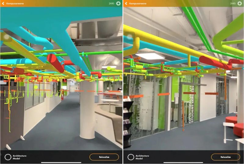 استفاده از واقعیت افزوده در نقشه برداری