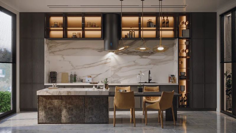 امکانات داخلی ساختمان مانند آشپزخانه