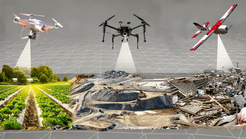 کاربردهای نقشه برداری هوایی در صنایع مختلف