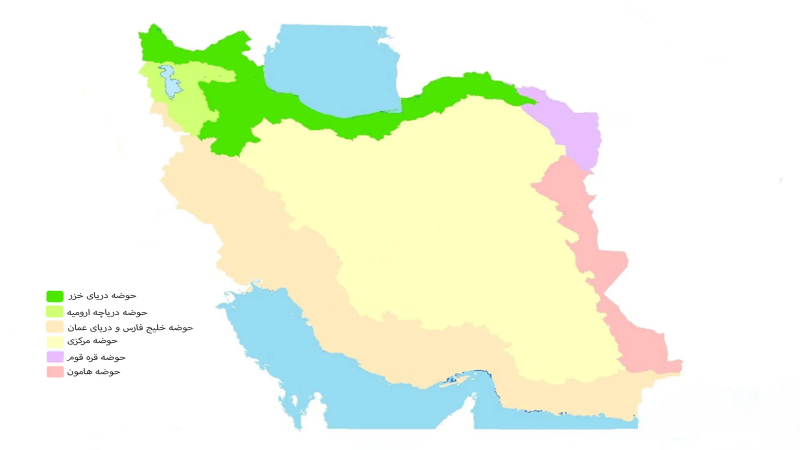 حوضه های آبخیز ایران