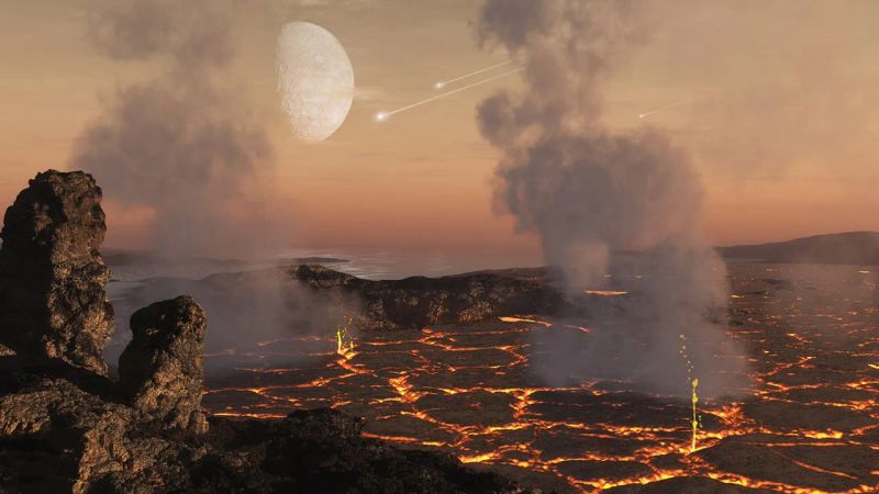 نقش آتشفشان ها در تشکیل زمین قابل سکونت