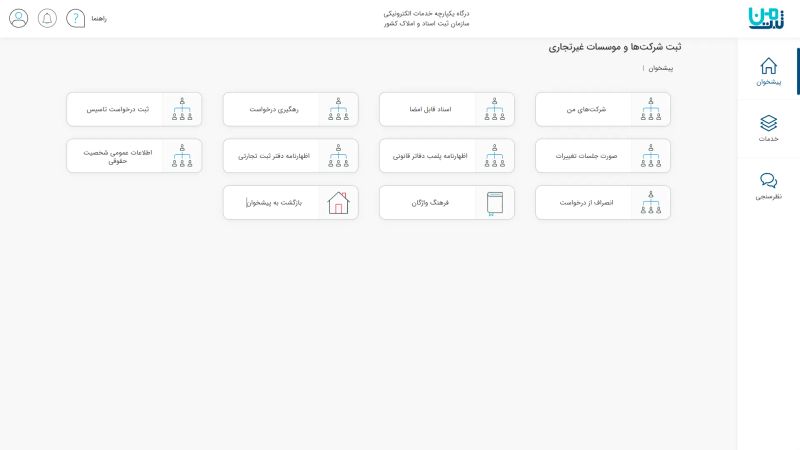 ثبت شرکت ها و موسسات