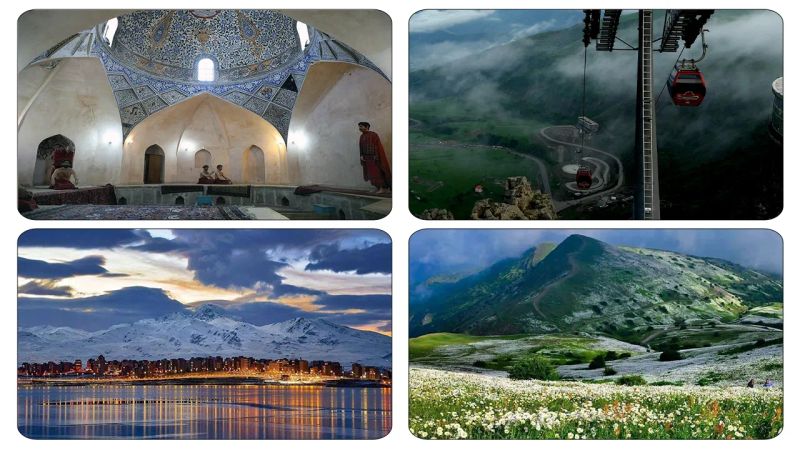 تصویر تعدادی از جاهای دیدنی استان اردبیل