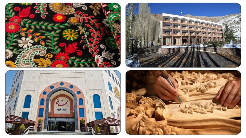 تصویر نمونه ای سوغات،مراکز خرید و هتل در استان البرز