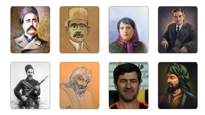 تصویر مشاهیر استان آذربایجان شرقی