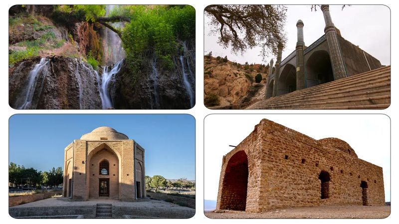 تصویر تعدادی از جاهای دیدنی خراسان شمالی