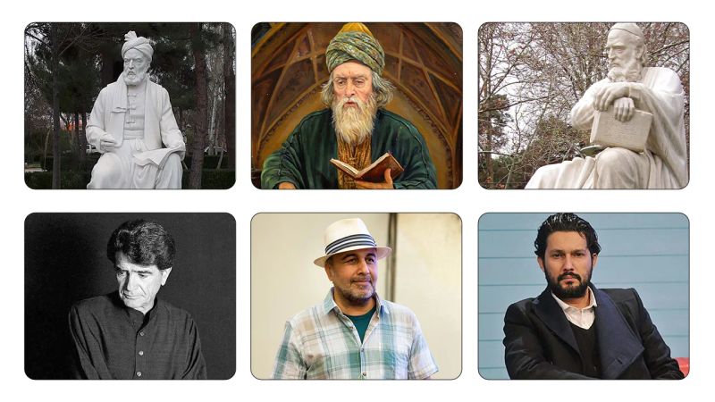 تصویر تعدادی از مشاهیر خراسان رضوی