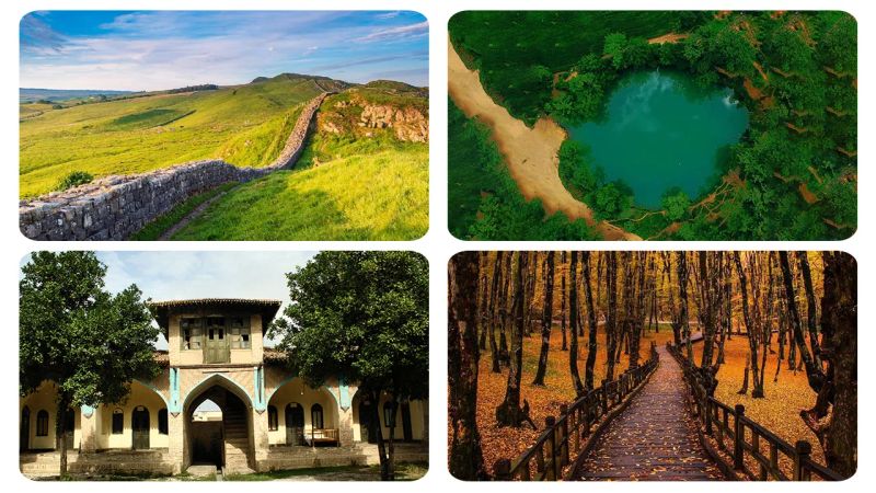 تصویر تعدادی از جاهای دیدنی استان گلستان