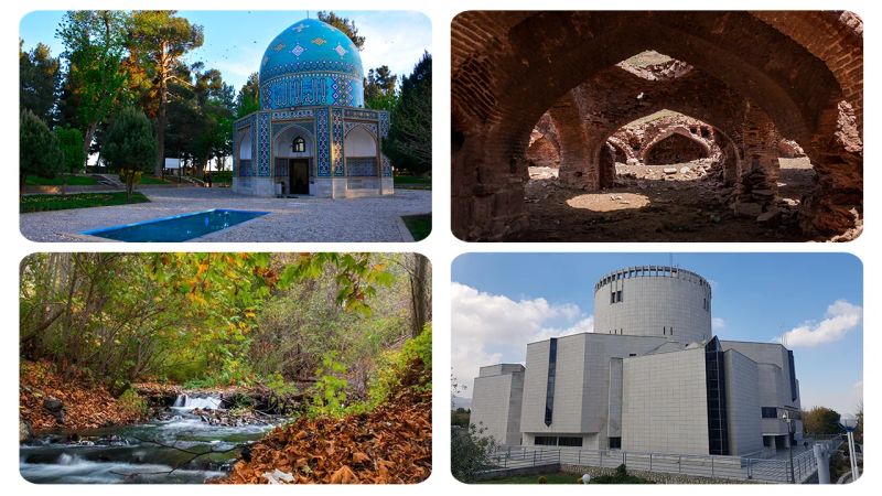 تصویر تعدادی از جاهای دیدنی خراسان رضوی