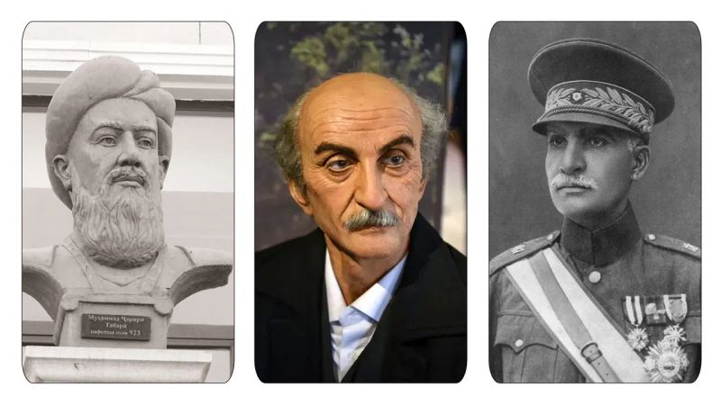 تصویر تعدادی از مشاهیر استان مازندران