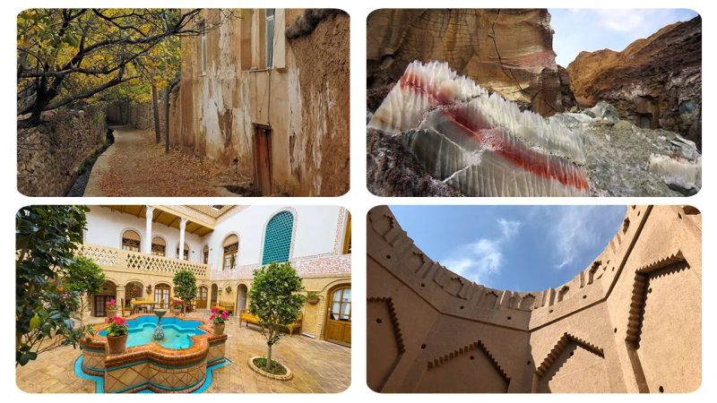 تصویر تعدادی از جاهای دیدنی استان سمنان