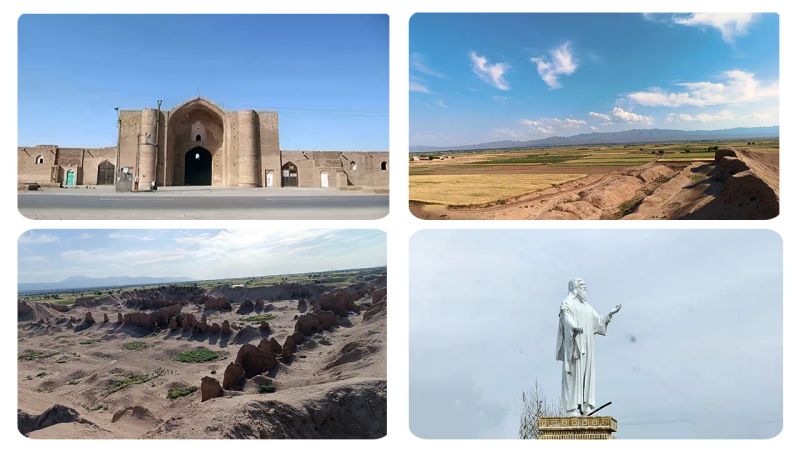 تصویر تعدادی از جاهای دیدنی شهرستان جوین