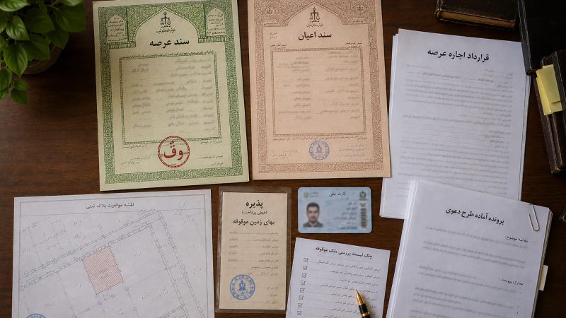 مدارک و اسناد لازم برای طرح دعوای ملک وقفی
